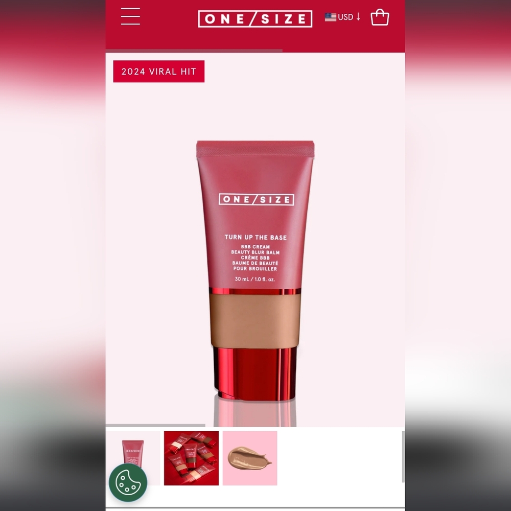 ONE/SIZE Turn Up The Base BBB Cream Shade: Med Dark 3 Rosy